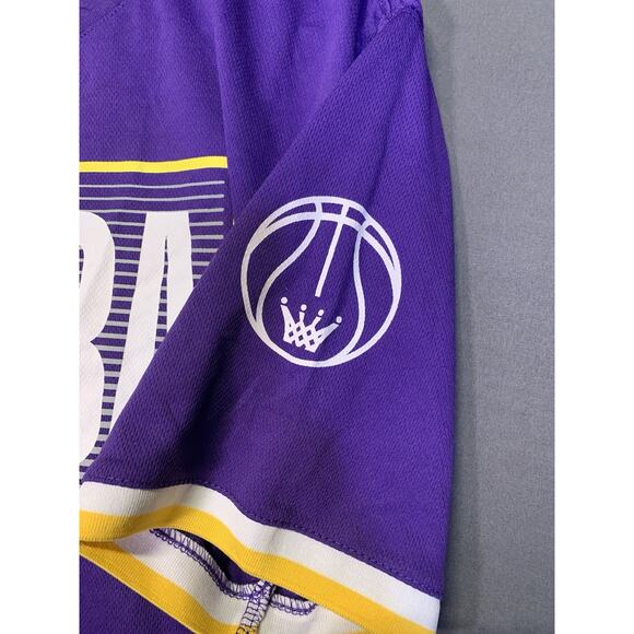 NBA Net-Dri Purple Short Sleeve Graphic T-Shirt Basketball Association Large - Picture 7 of 9